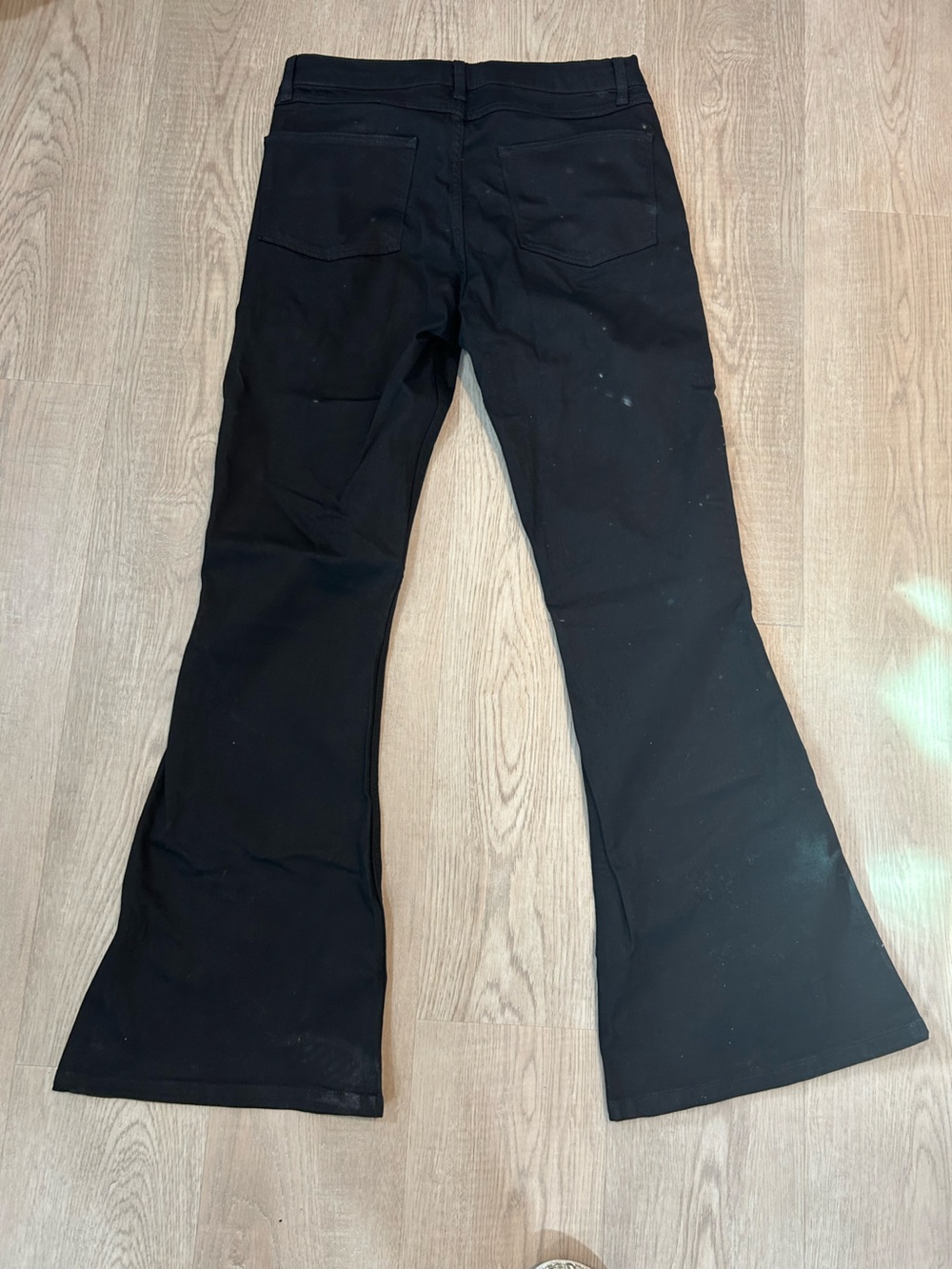 Topman Men’s Black Flared Jeans - Picture 4 of 4